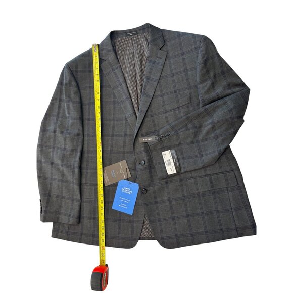 Shaquille O'Neal XLG Mens Big and Tall Plaid Stretch Fabric Regular Size 54R - Picture 3 of 10